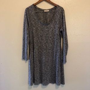 No Comment Plus Long Sleeve Dress